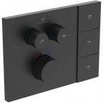 Ideal Standard CERATHERM NAVIGO SOLOS potinkinė termostatinė sistema juoda matine